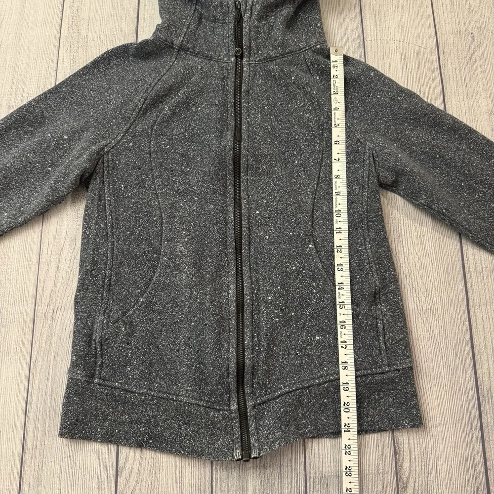 Lululemon Womens Scuba‎ Hoodie Light Fleece Luminesce Splatter Size 8